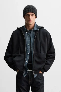 Outlet SUDADERA HEAVY WEIGHT CAPUCHA Hombre Sudaderas