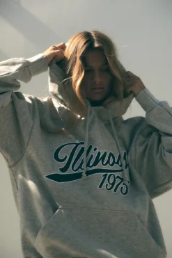 Clearance SUDADERA ILLINOIS CAPUCHA Mujer Sudaderas / Joggers