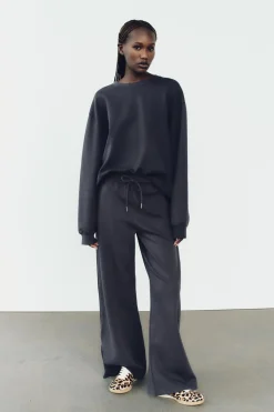 Clearance SUDADERA INTERLOCK Mujer Sudaderas / Joggers