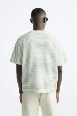 Sale SUDADERA JACQUARD RAYAS Hombre Sudaderas