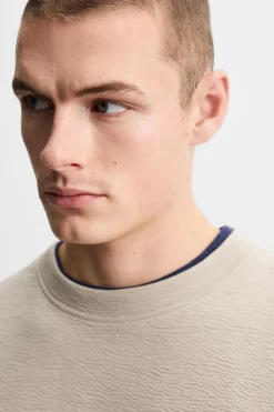 Clearance SUDADERA JACQUARD RELIEVE Hombre Sudaderas