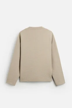 Clearance SUDADERA JACQUARD RELIEVE Hombre Sudaderas