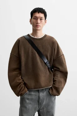 Hot SUDADERA LAVADA Hombre Sudaderas