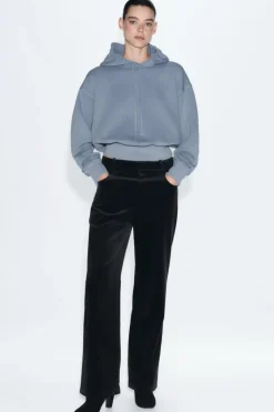 Discount SUDADERA LAVADA CAPUCHA Mujer Sudaderas / Joggers