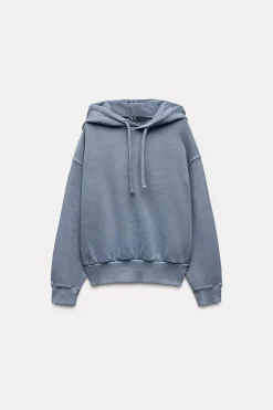 Discount SUDADERA LAVADA CAPUCHA Mujer Sudaderas / Joggers