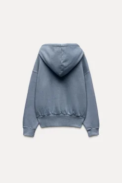 Discount SUDADERA LAVADA CAPUCHA Mujer Sudaderas / Joggers