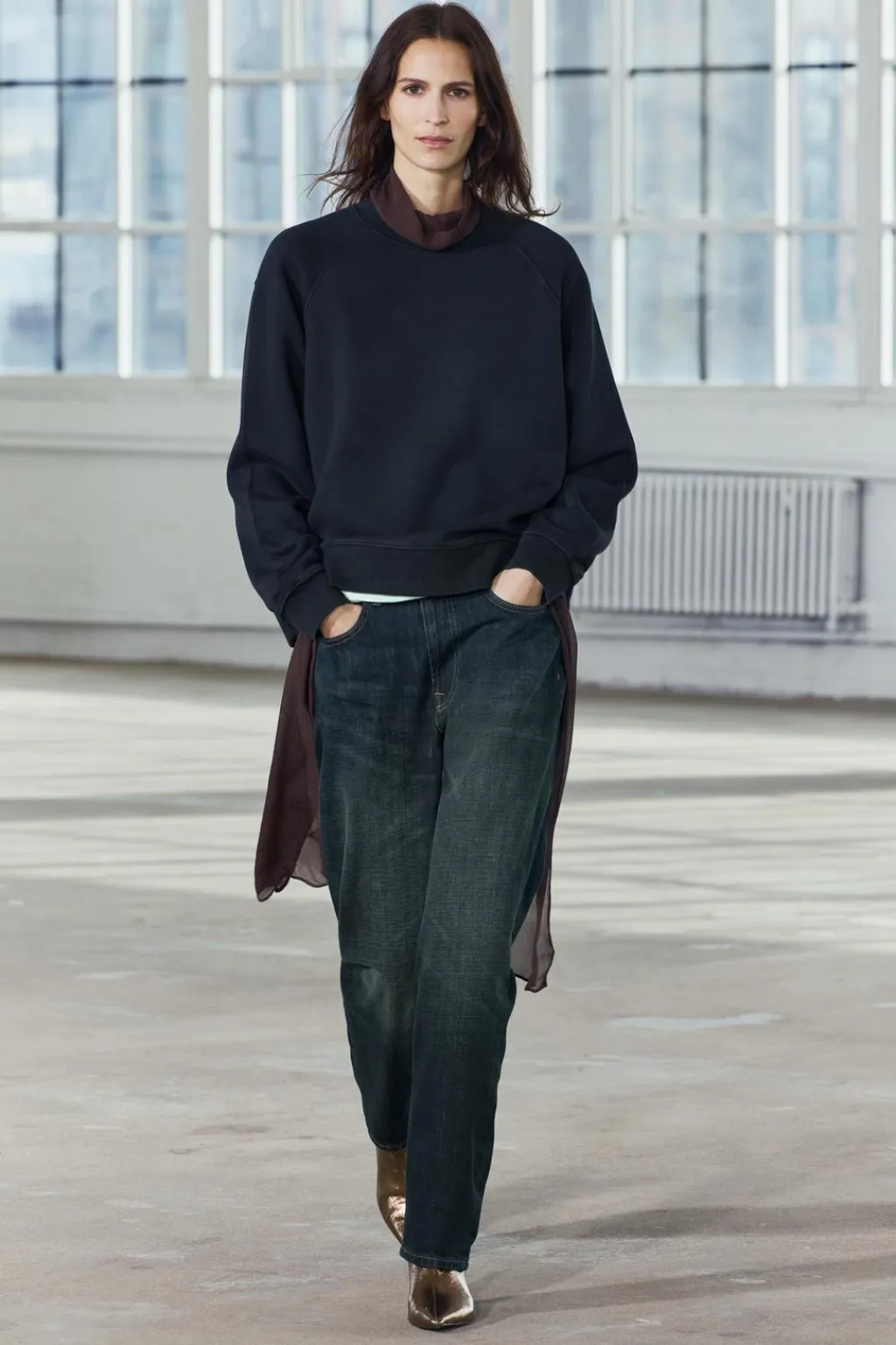 Clearance SUDADERA LAVADA OVERSIZE Mujer Sudaderas / Joggers