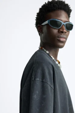 Clearance SUDADERA LAVADO ACID WASH Hombre Sudaderas