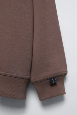 Niños ZARA 6 - 14 Años·Sudaderas<SUDADERA LISA BORDADO