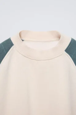 Niños ZARA 1½ - 6 Años·Sudaderas<SUDADERA MANGAS ACOLCHADAS