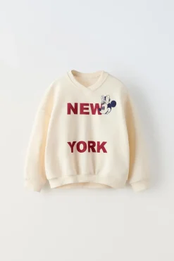 Niños ZARA 1½ - 6 Años·Sudaderas|6 - 18 Meses·Sudaderas<SUDADERA NEW YORK MINNIE © DISNEY