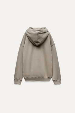 Fashion SUDADERA OVERSIZE ETIQUETA Mujer Sudaderas / Joggers