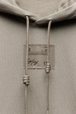 Fashion SUDADERA OVERSIZE ETIQUETA Mujer Sudaderas / Joggers