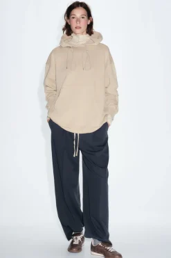 Hot SUDADERA OVERSIZE LAVADA Mujer Sudaderas / Joggers