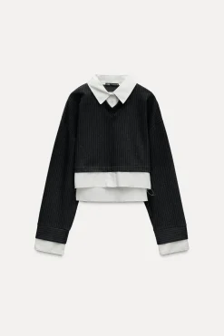 Discount SUDADERA OVERSIZE RAYA DIPLOMÁTICA Mujer Sudaderas / Joggers