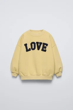 Niños ZARA 1½ - 6 Años·Sudaderas|1½ - 6 Años·Sudaderas<SUDADERA PARCHE RIZO