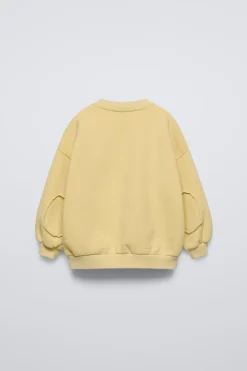 Niños ZARA 1½ - 6 Años·Sudaderas|1½ - 6 Años·Sudaderas<SUDADERA PARCHE RIZO