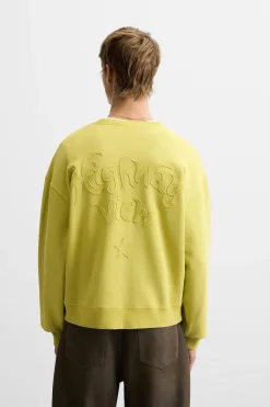 New SUDADERA PARCHE TEXTO Hombre Jerséis / Chaquetas|Sudaderas