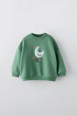 Niños ZARA 6 - 18 Meses·Sudaderas<SUDADERA PATO