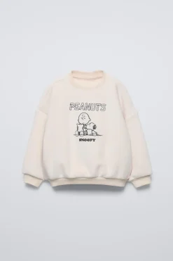Niños ZARA 1½ - 6 Años·Sudaderas|1½ - 6 Años·Licencias<SUDADERA POLAR BORDADO SNOOPY PEANUTS™
