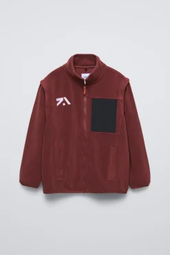 Niños ZARA 6 - 14 Años·Abrigos|6 - 14 Años·Deporte / Chándal<SUDADERA POLAR CONVERTIBLE CHALECO