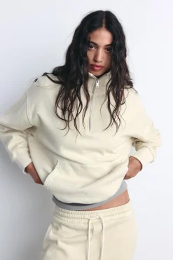 Online SUDADERA POLO CANGURO Mujer Sudaderas / Joggers