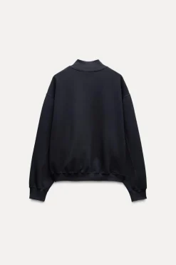 Discount SUDADERA PUNTILLA BORDADO Mujer Sudaderas / Joggers