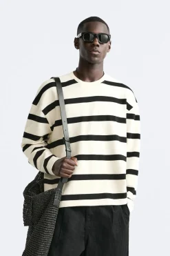 Discount SUDADERA RAYAS Hombre Sudaderas