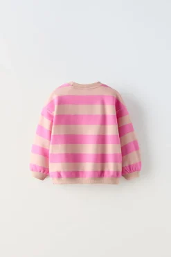 Niños ZARA 1½ - 6 Años·Sudaderas|6 - 18 Meses·Sudaderas<SUDADERA RAYAS ANCHAS