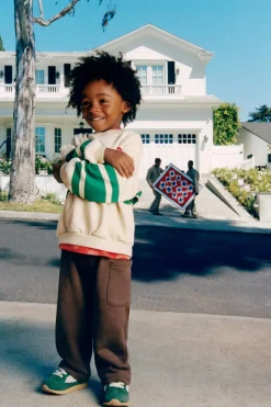 Niños ZARA 1½ - 6 Años·Sudaderas|1½ - 6 Años·Sudaderas<SUDADERA RAYAS ETIQUETA