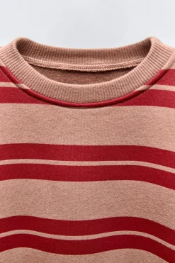 Niños ZARA 1½ - 6 Años·Sudaderas|1½ - 6 Años·Sudaderas<SUDADERA RAYAS ETIQUETA