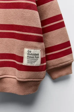 Niños ZARA 1½ - 6 Años·Sudaderas|1½ - 6 Años·Sudaderas<SUDADERA RAYAS ETIQUETA