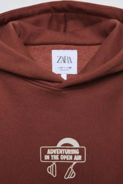 Niños ZARA 6 - 14 Años·Sudaderas<SUDADERA RELIEVE