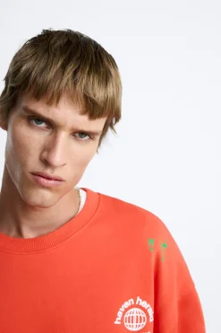 Discount SUDADERA SALPICADURA TEXTOS Hombre Sudaderas