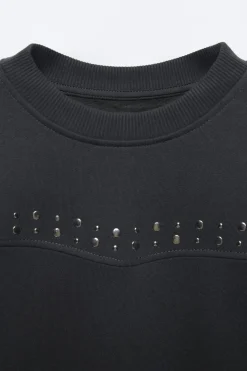 Niños ZARA 6 - 14 Años·Sudaderas<SUDADERA TACHAS