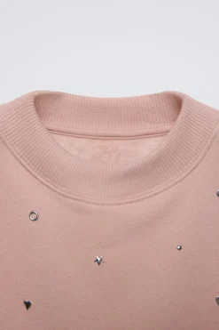 Niños ZARA 6 - 14 Años·Sudaderas<SUDADERA TACHAS