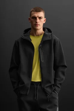 Outlet SUDADERA TÉCNICA CREMALLERAS Hombre Sudaderas