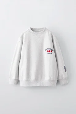 Niños ZARA 6 - 14 Años·Sudaderas|6 - 14 Años·Deporte / Chándal<SUDADERA TEXTO