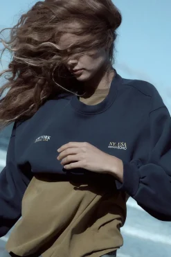 Clearance SUDADERA TEXTO Mujer Sudaderas / Joggers