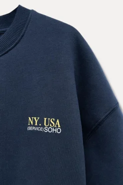 Clearance SUDADERA TEXTO Mujer Sudaderas / Joggers