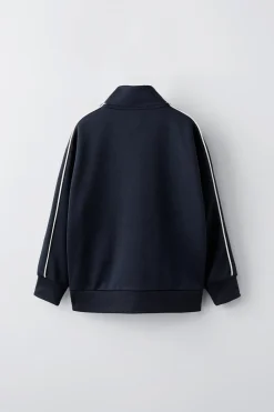 Niños ZARA 6 - 14 Años·Sudaderas|6 - 14 Años·Deporte / Chándal<SUDADERA TEXTO BORDADO