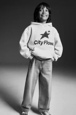 Niños ZARA 6 - 14 Años·Sudaderas<SUDADERA TEXTO CAPUCHA