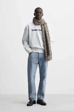 Best SUDADERA TEXTO ESTAMPADO Hombre Sudaderas