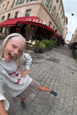 Niños ZARA 6 - 14 Años·Sudaderas<SUDADERA TEXTO FLOCK