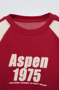 Niños ZARA 1½ - 6 Años·Sudaderas|1½ - 6 Años·Chándal<SUDADERA TEXTO FLOCK