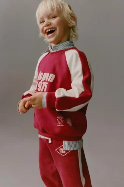 Niños ZARA 1½ - 6 Años·Sudaderas|1½ - 6 Años·Chándal<SUDADERA TEXTO FLOCK