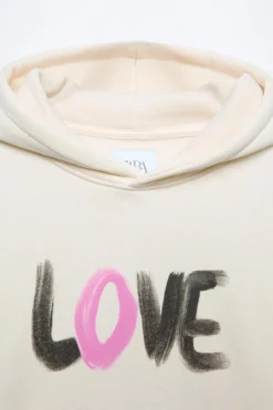 Niños ZARA 6 - 14 Años·Sudaderas<SUDADERA TEXTO LOVE