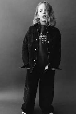 Niños ZARA 6 - 14 Años·Sudaderas<SUDADERA TEXTO MILANO