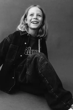 Niños ZARA 6 - 14 Años·Sudaderas<SUDADERA TEXTO MILANO