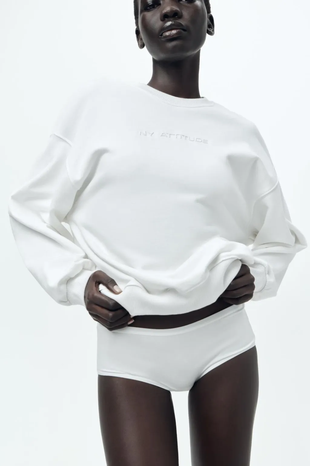 Hot SUDADERA TEXTO MINIMAL Mujer Sudaderas / Joggers